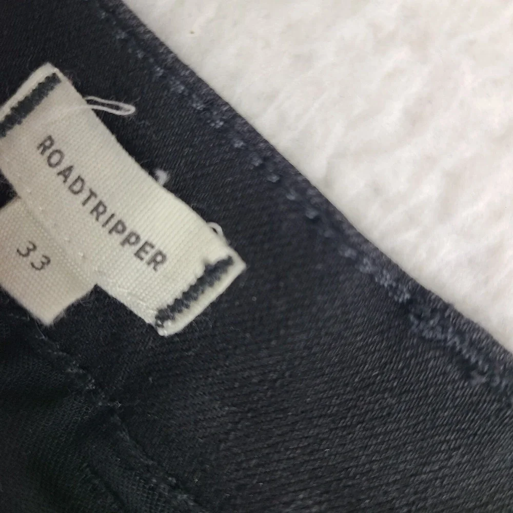 Madewell Jeans Womens 33 Roadtripper Skinny Black‎ Wash